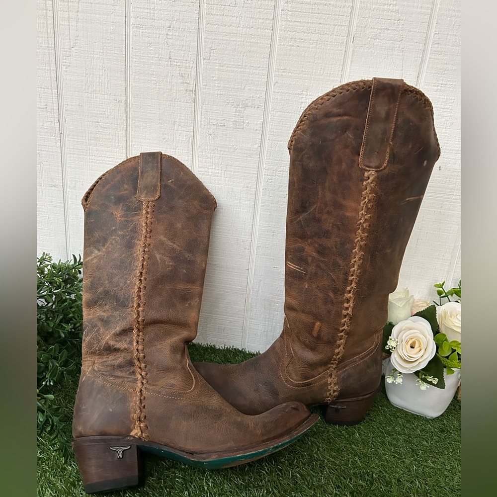 Lane
Plain Jane Burnt Caramel cowboy boot women size 10 gently used - Picture 7 of 16